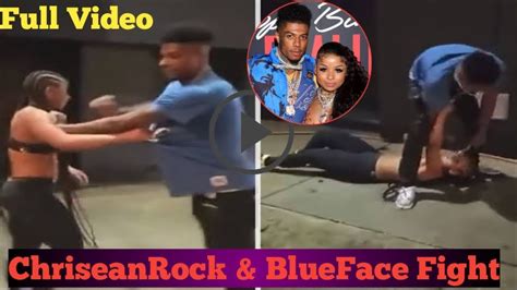 chrisean rock and blueface video|Blueface Gets in Bizarre Fight with Chrisean Rock in。